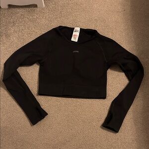 Gymshark Black Long Sleeve Top